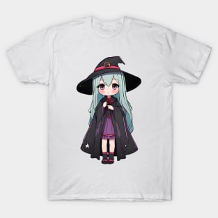 Cute anime witch design T-Shirt